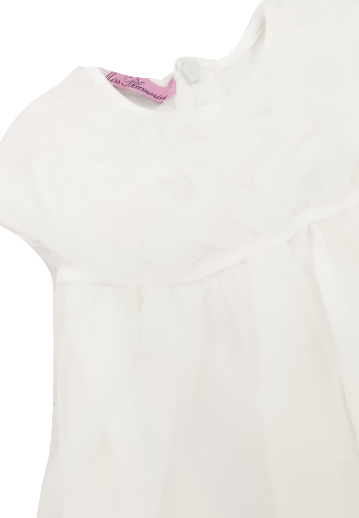 ViaMonte Shop | Miss Blumarine completo bianco neonata in jersey