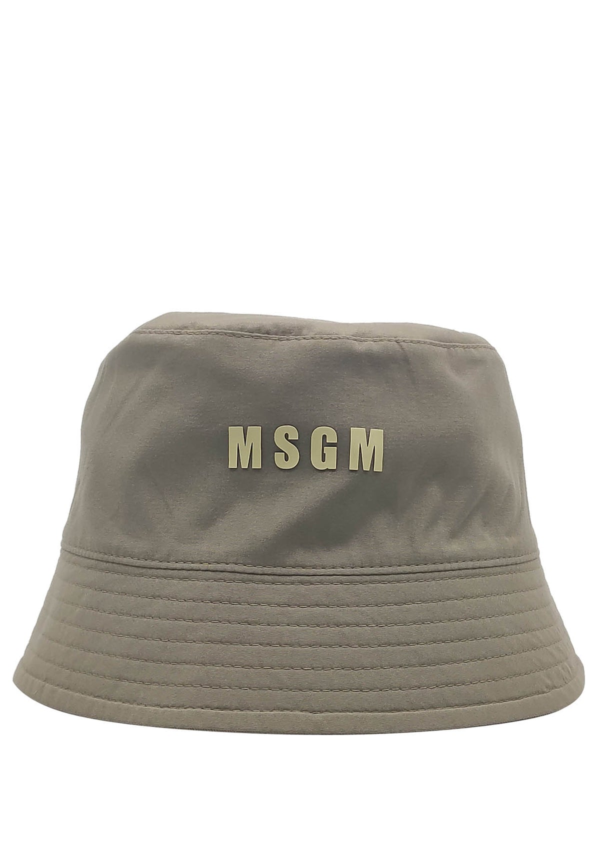 Cappello bambina MSGM beige in nylon | ViaMonte Shop