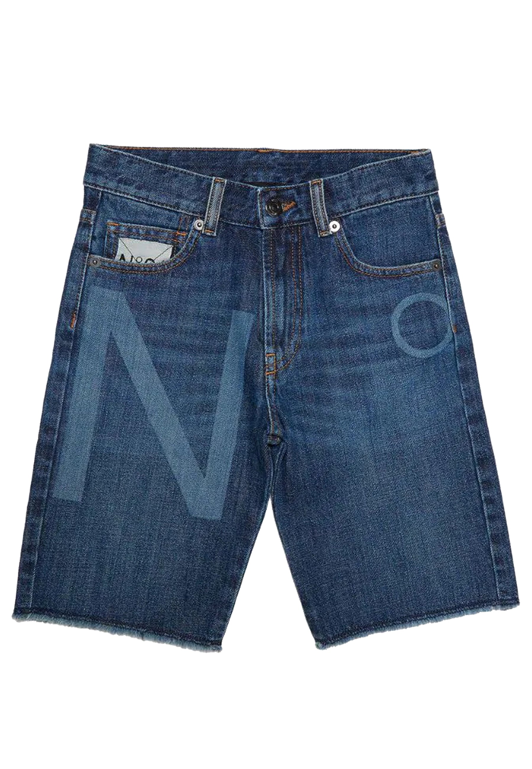 ViaMonte Shop | N° 21 bermuda blu bambino in denim di cotone