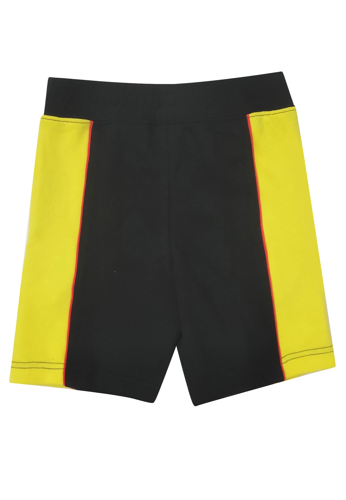 ViaMonte Shop | Nike shorts nero/giallo bambino in misto cotone