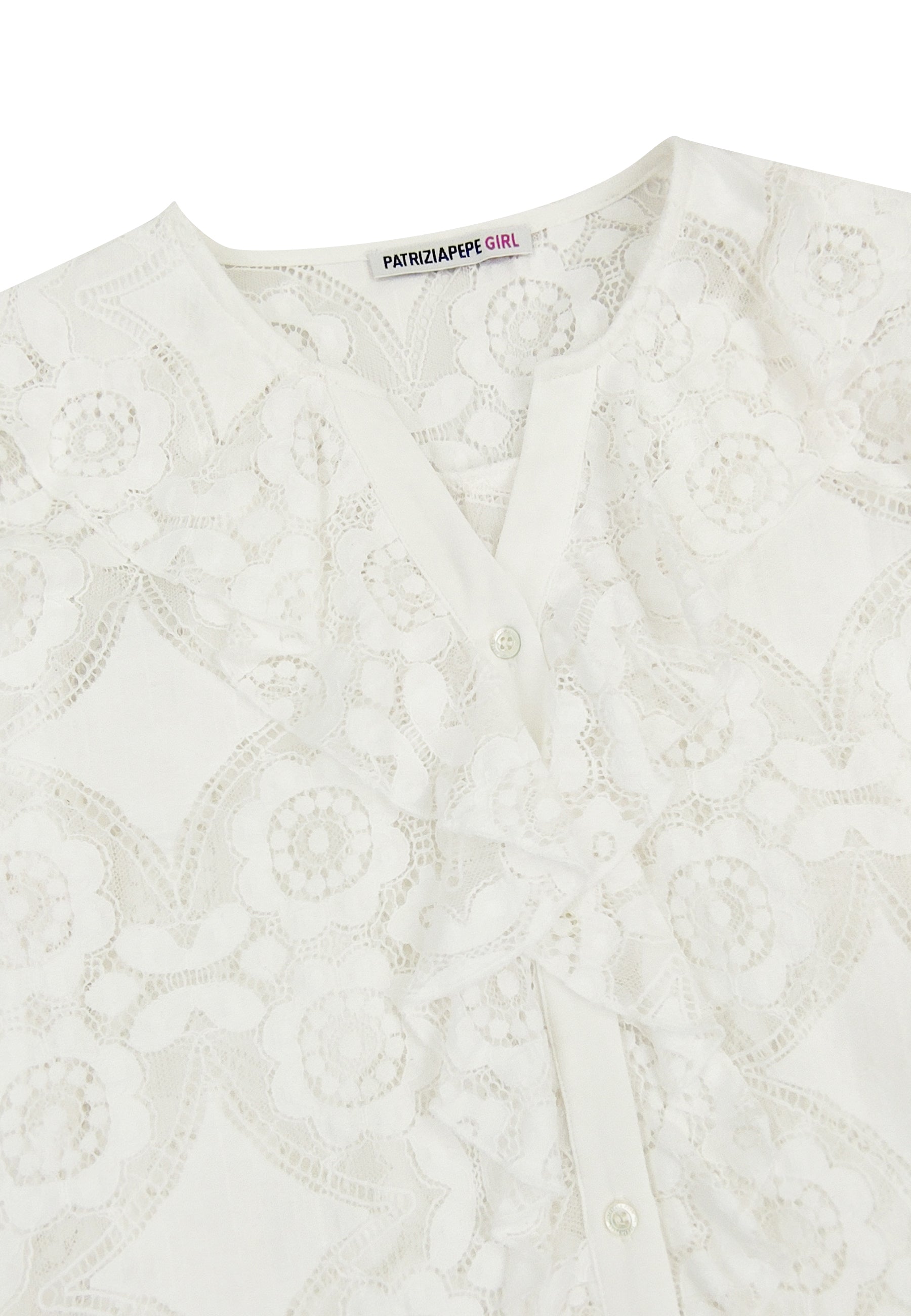 ViaMonte Shop | Patrizia Pepe camicia bianca bambina