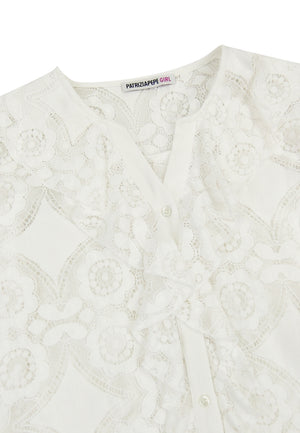 ViaMonte Shop | Patrizia Pepe camicia bianca bambina
