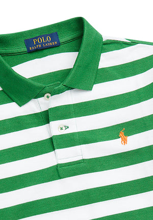 ViaMonte Shop | Ralph Lauren polo a righe ragazzo in piquet di cotone