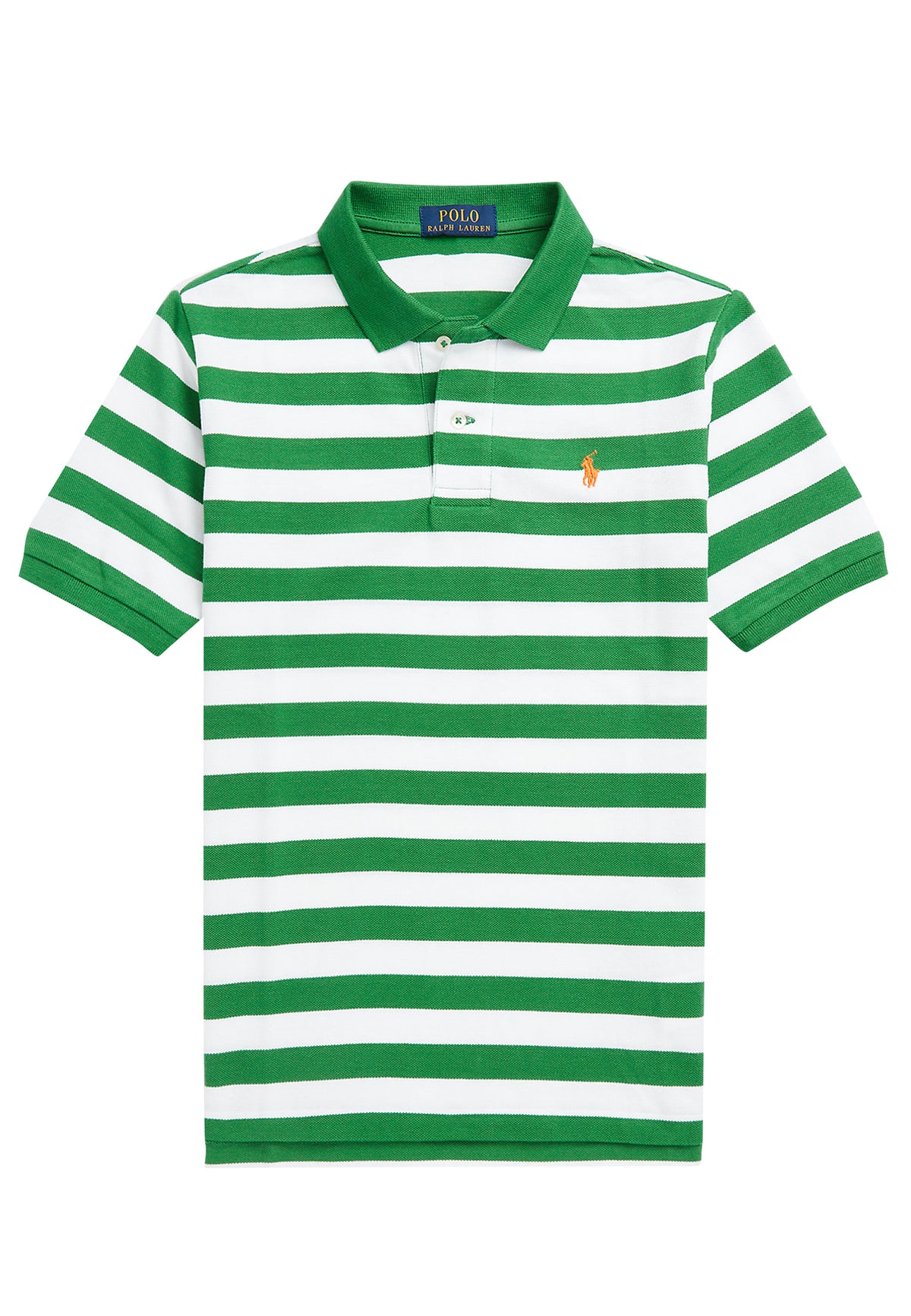 ViaMonte Shop | Ralph Lauren polo a righe ragazzo in piquet di cotone