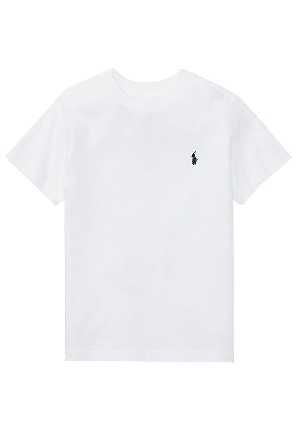 Ralph Lauren Kids t-shirt bianca bambino in cotone