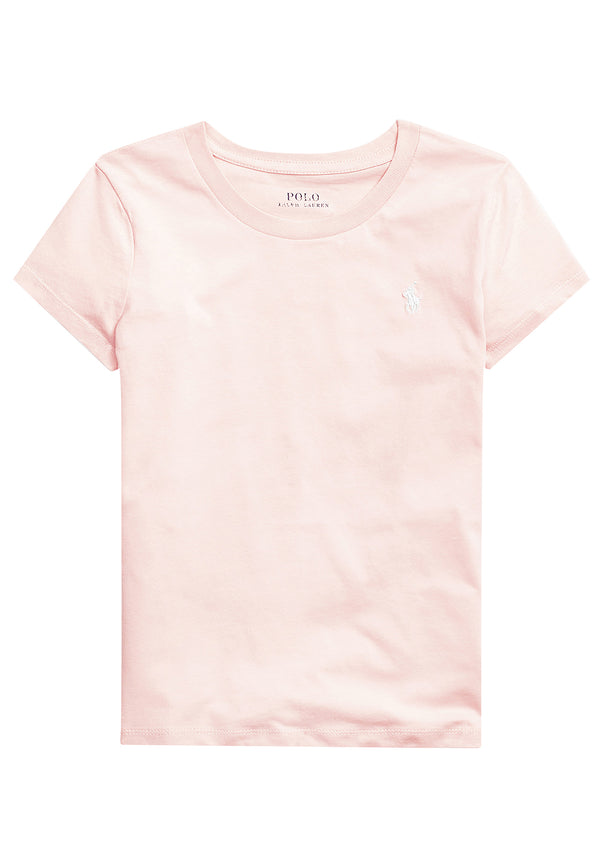 Ralph Lauren Kids t-shirt rosa bambino in cotone