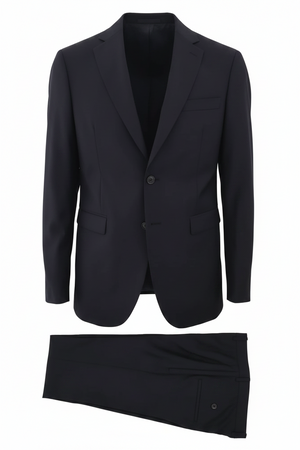 Simbols abito blu uomo in viscosa | ViaMonte Shop