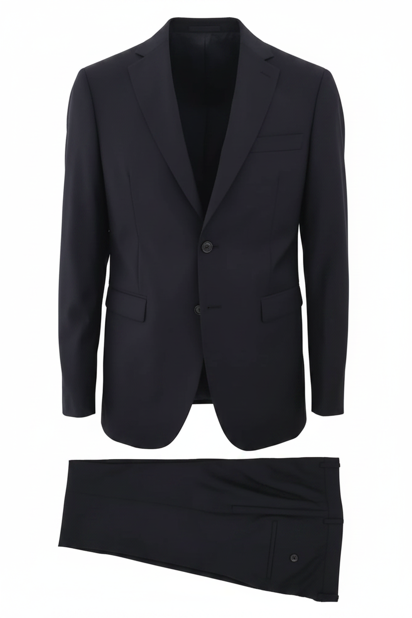 Simbols abito blu uomo in viscosa | ViaMonte Shop