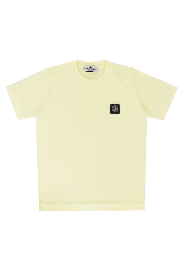 ViaMonte Shop | Stone Island t-shirt gialla bambino in cotone