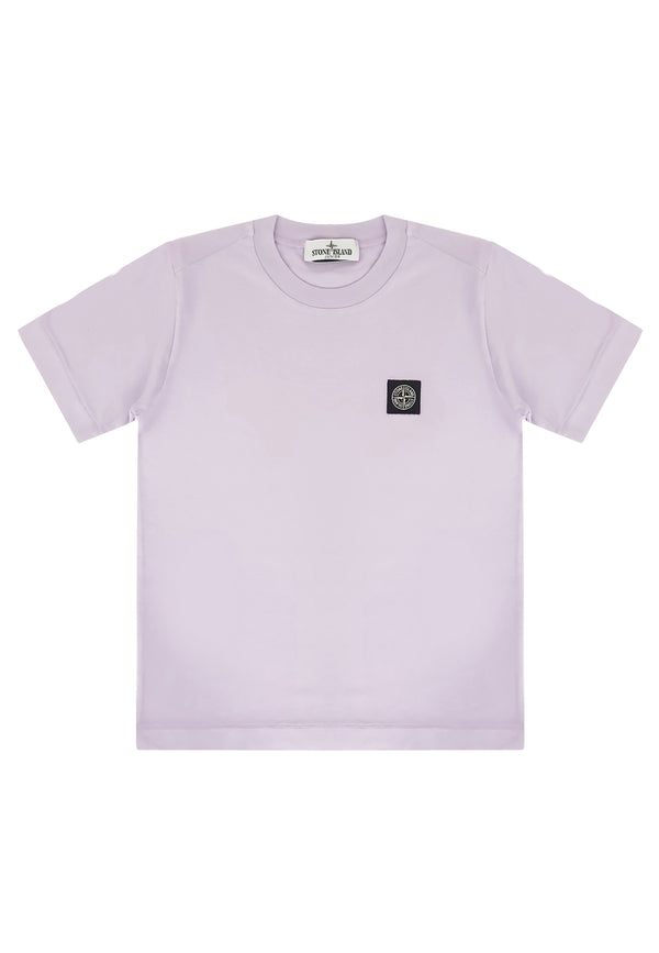 ViaMonte Shop | Stone Island t-shirt lilla bambino in cotone