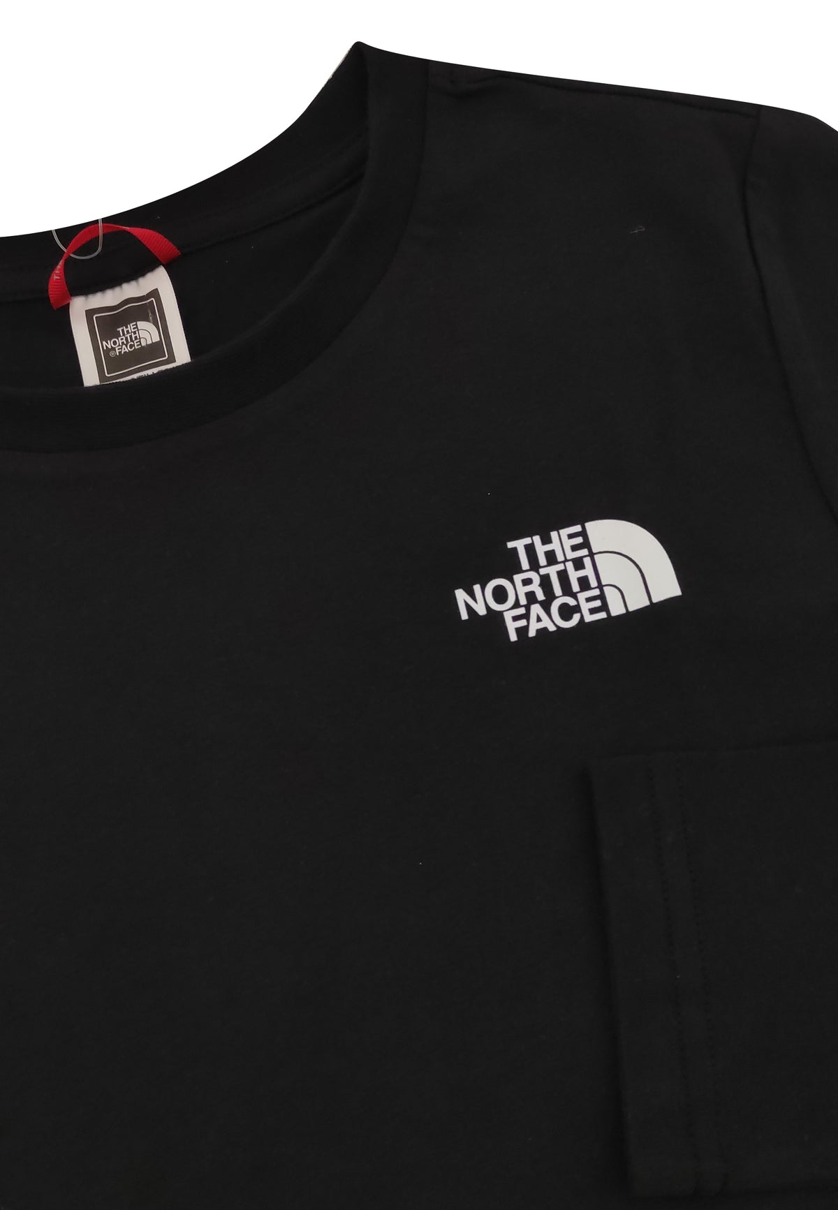 The North Face t-shirt nera bambina in cotone | ViaMonte Shop