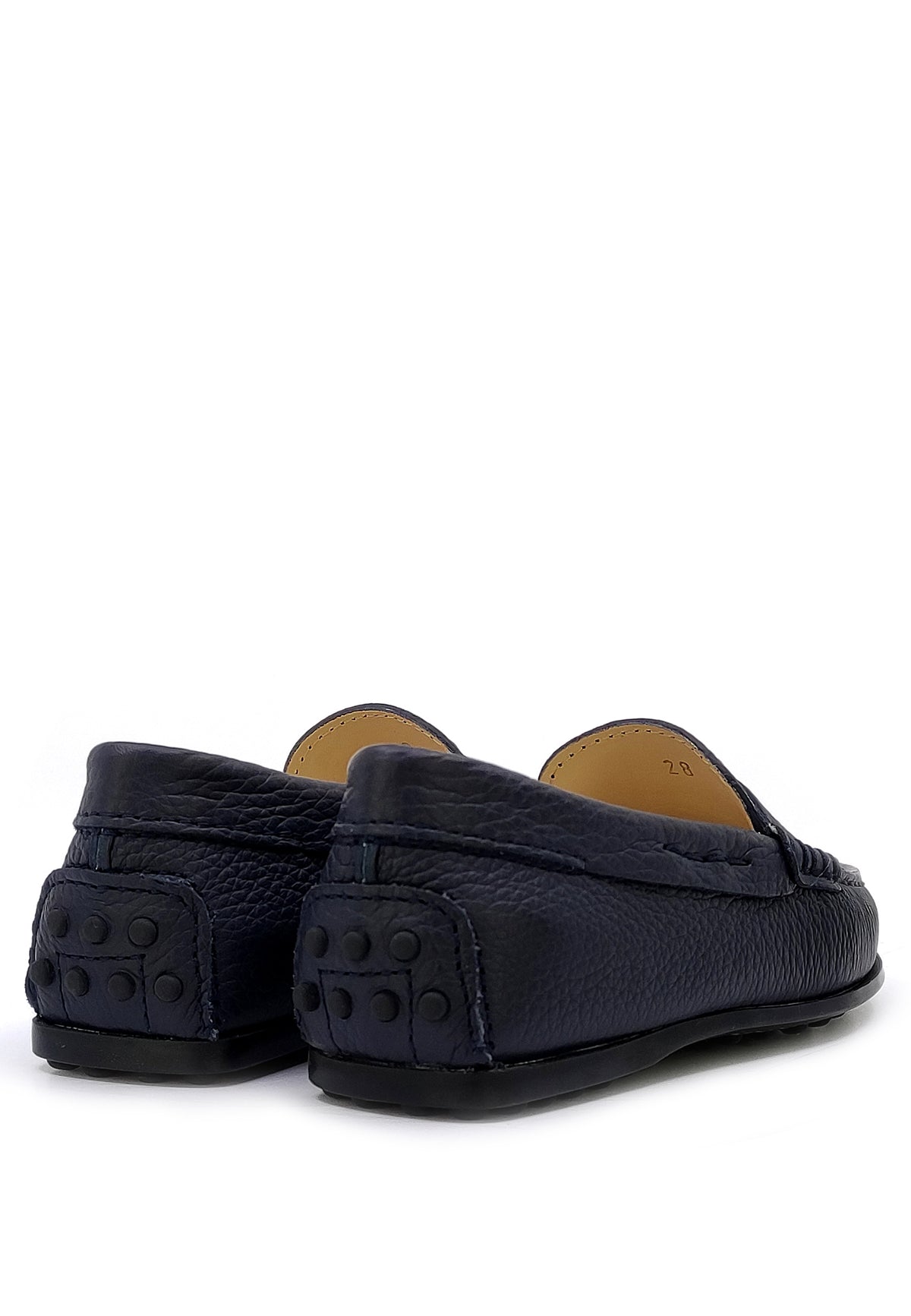 ViaMonte Shop | Tod's scarpe mocassino bambino blu in pelle
