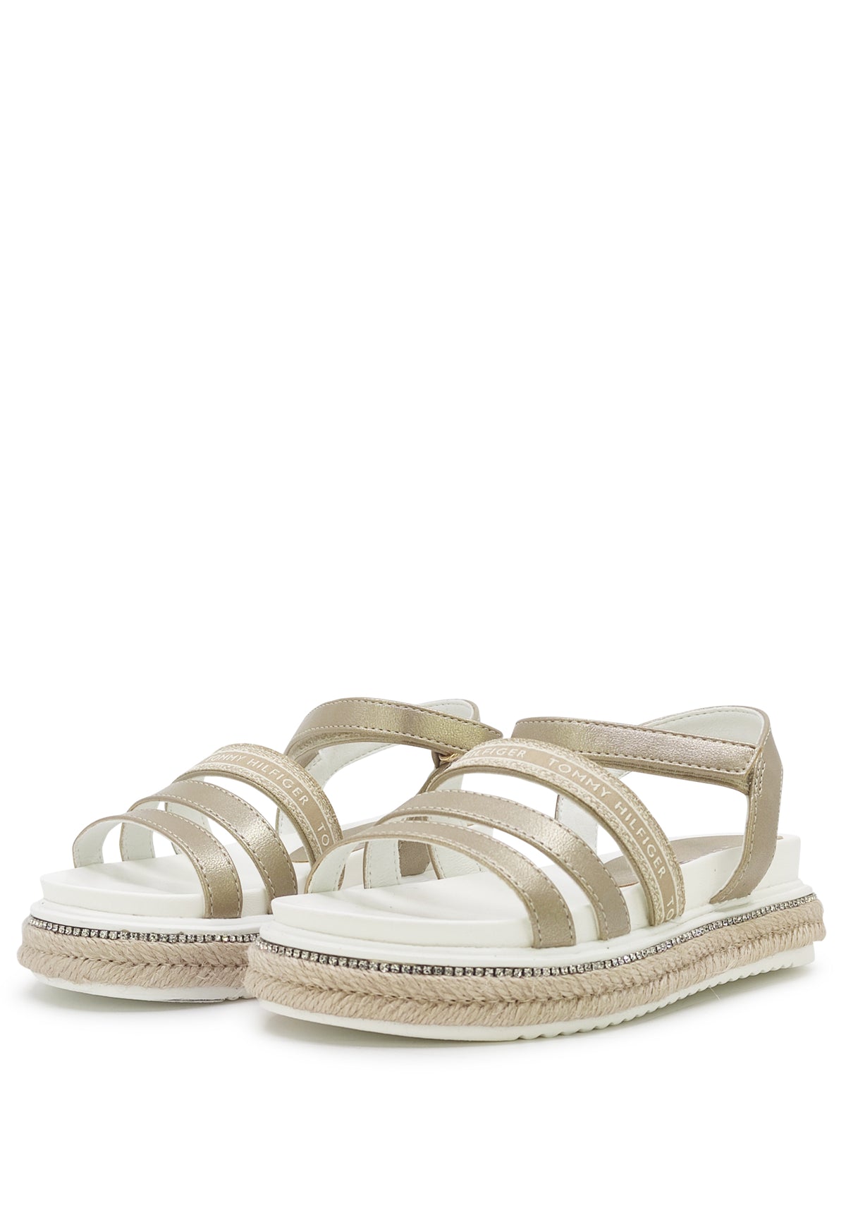 ViaMonte Shop | Tommy Hilfiger sandalo bambina platino