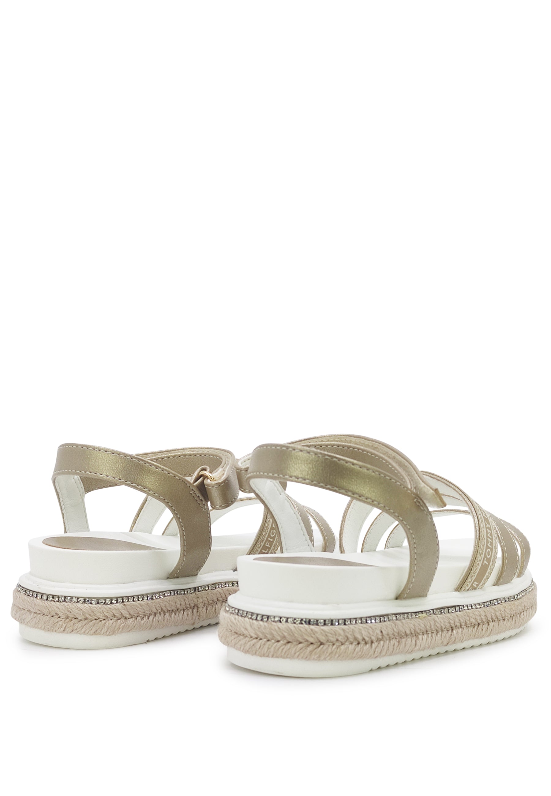 ViaMonte Shop | Tommy Hilfiger sandalo bambina platino