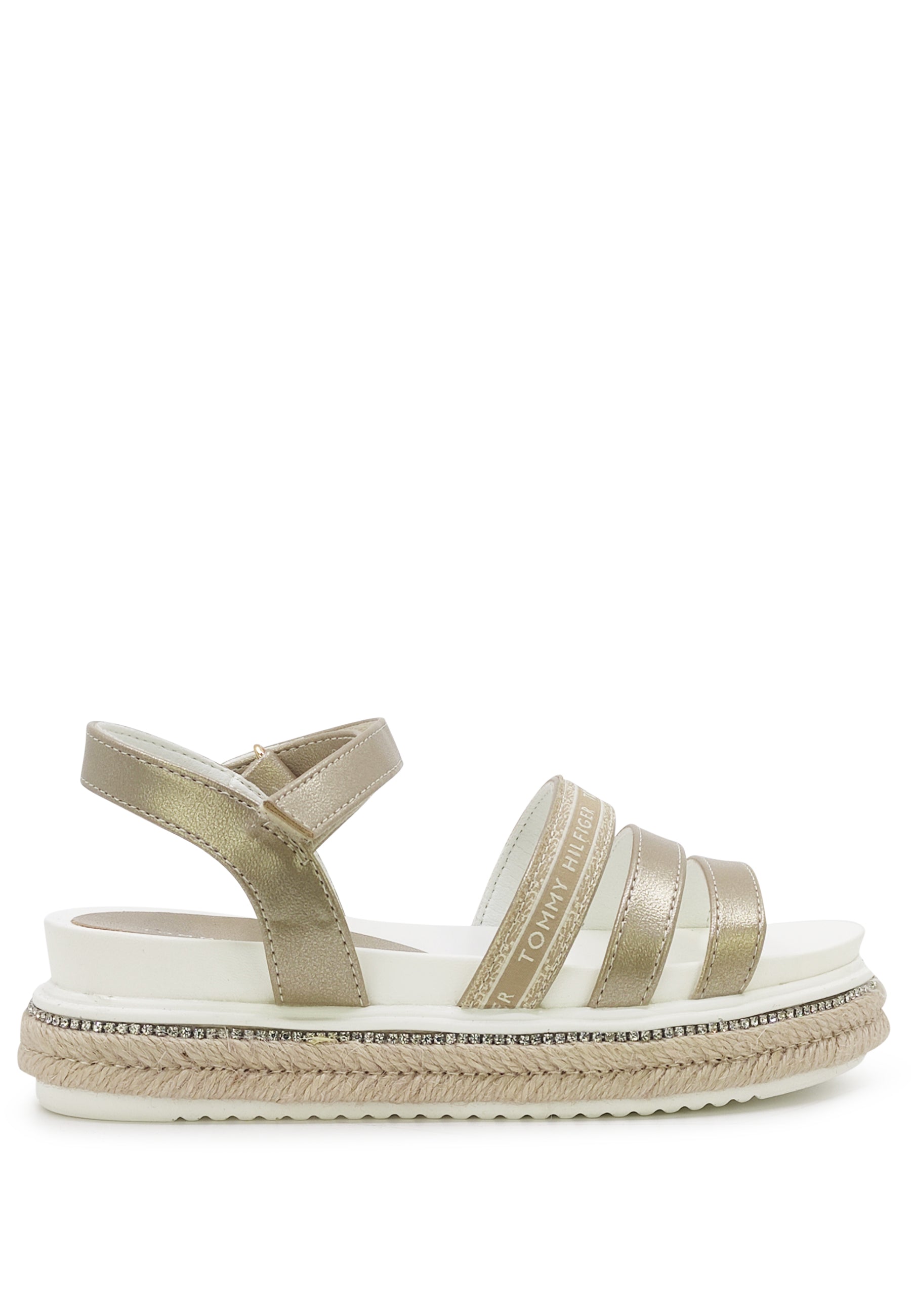 ViaMonte Shop | Tommy Hilfiger sandalo bambina platino