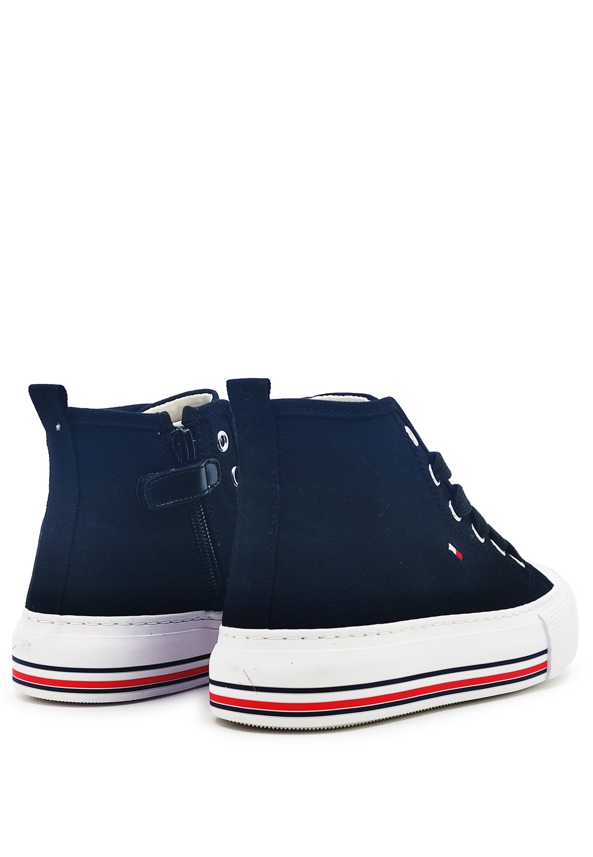 ViaMonte Shop | Tommy Hilfiger sneaker allacciata alta ragazzo nero
