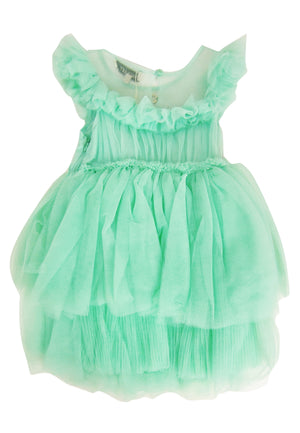 ViaMonte Shop | Twinset vestito verde bambina