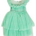 ViaMonte Shop | Twinset vestito verde bambina