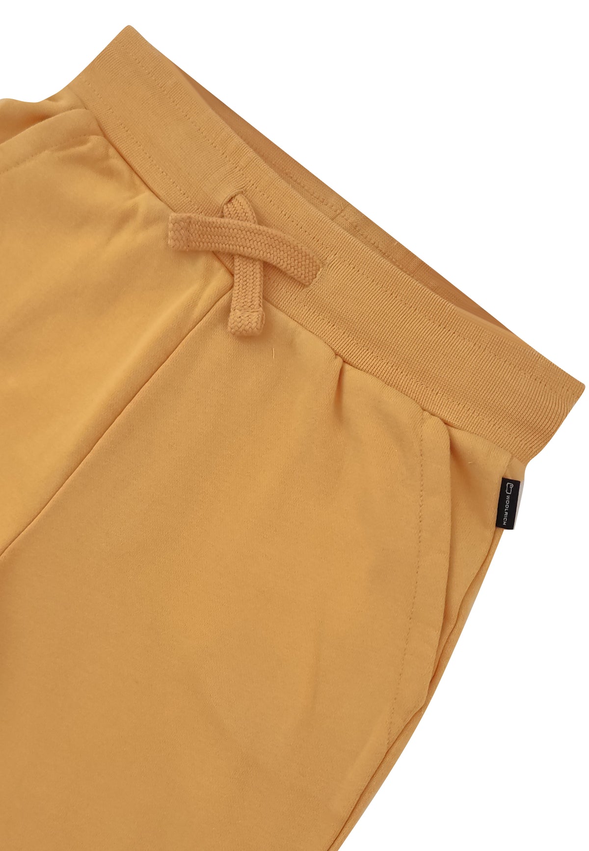 Woolrich shorts ragazzo giallo in felpa di cotone | ViaMonte Shop