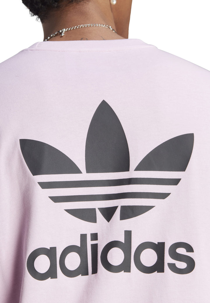 ViaMonte Shop | Adidas t-shirt unisex lilla in cotone