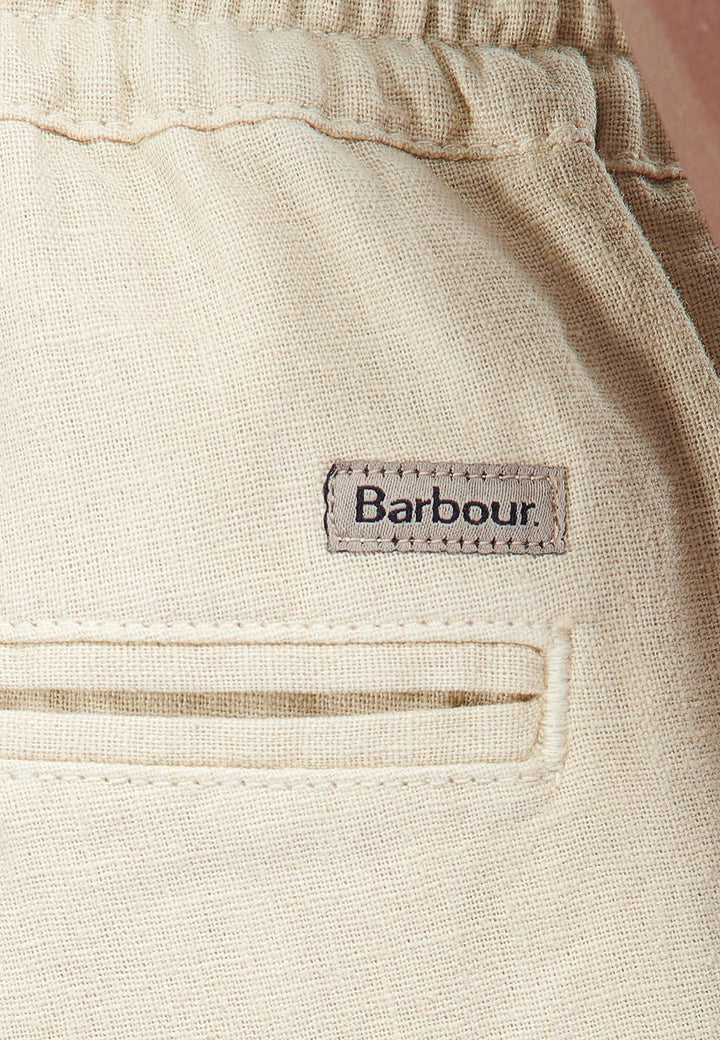 ViaMonte Shop | Barbour bermuda beige uomo in misto lino