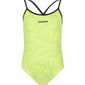 ViaMonte Shop | Barrow costume giallo fluo bambina in tessuto tecnico