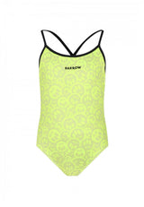 ViaMonte Shop | Barrow costume giallo fluo bambina in tessuto tecnico