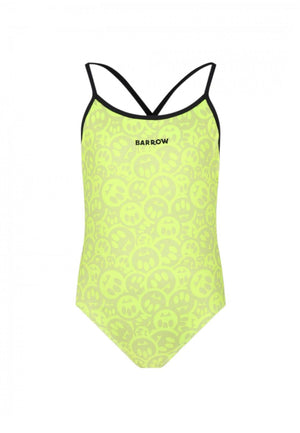 ViaMonte Shop | Barrow costume giallo fluo bambina in tessuto tecnico