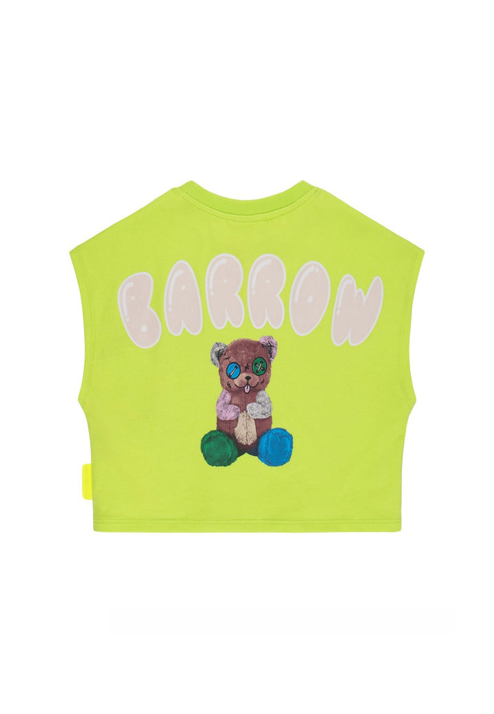 ViaMonte Shop | Barrow t-shirt verde bambina in jersey di cotone