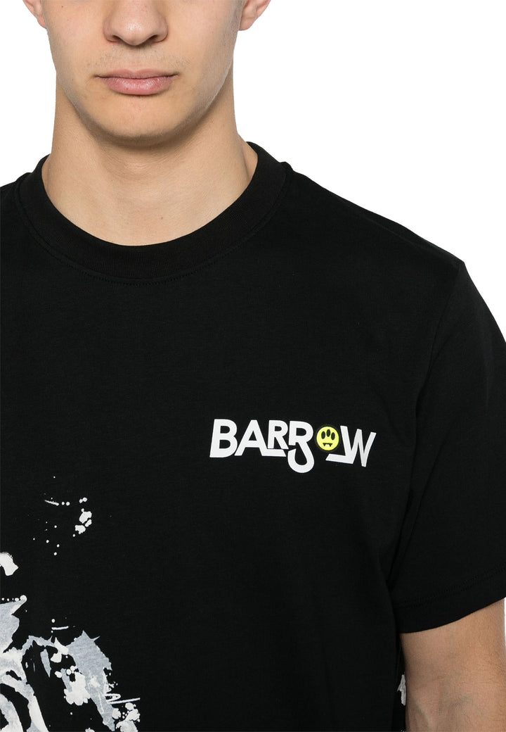 ViaMonte Shop | Barrow t-shirt nera uomo in cotone