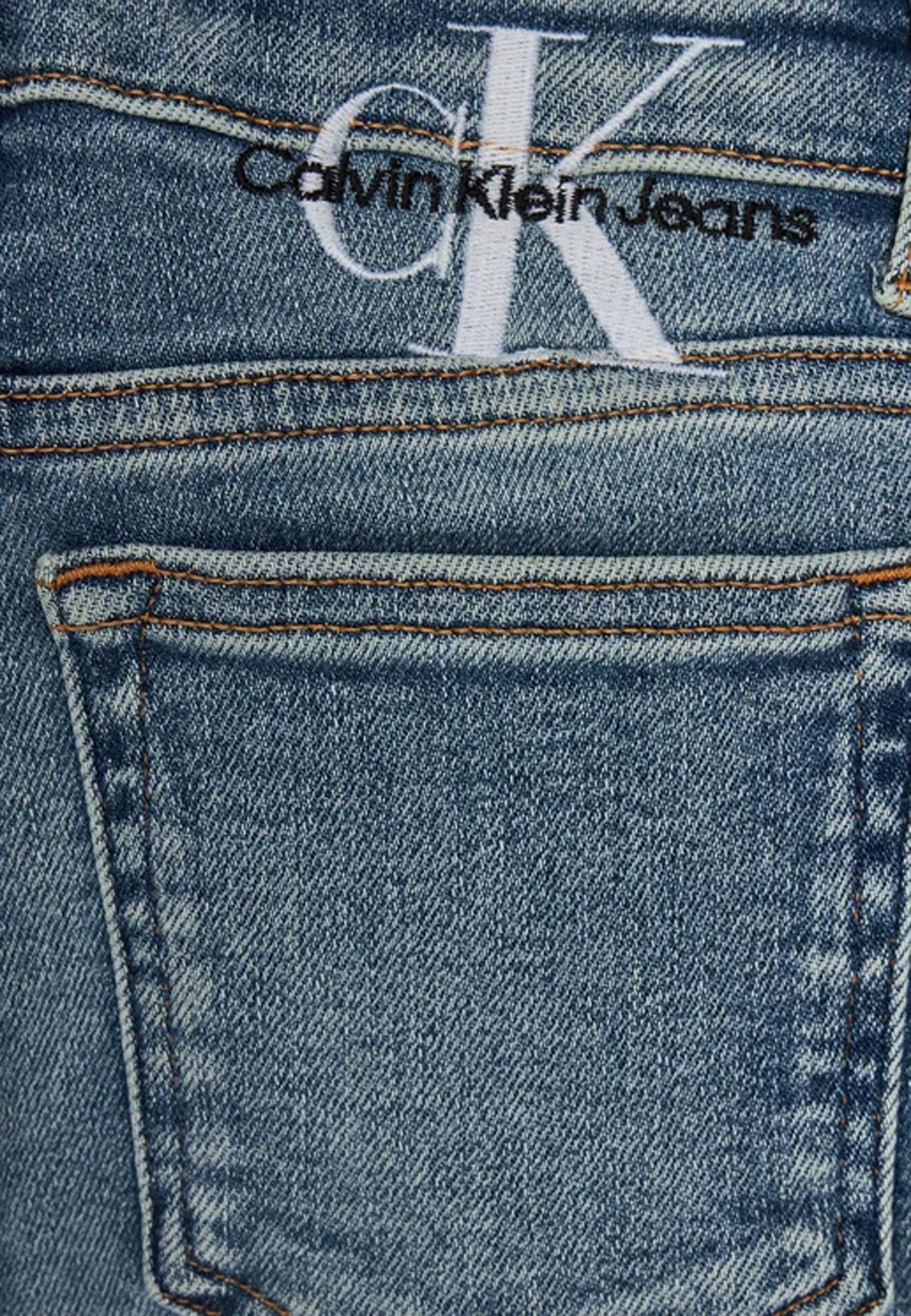ViaMonte Shop | Calvin Klein jeans blu bambina in denim