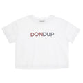 ViaMonte Shop | Dondup t-shirt bianca bambina in cotone