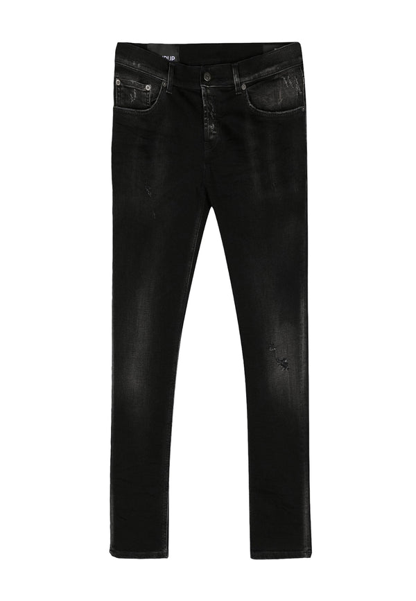 ViaMonte Shop | Dondup jeans Mius nero uomo in denim