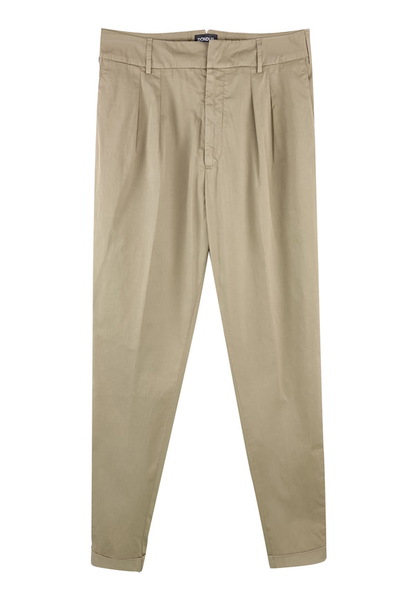 ViaMonte Shop | Dondup pantalone uomo beige in cotone