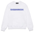 ViaMonte Shop | Dsquared2 felpa bianca bambino in cotone