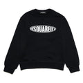 ViaMonte Shop | Dsquared2 felpa nera bambino in cotone