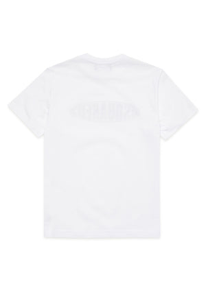 ViaMonte Shop | Dsquared2 t-shirt bianca bambino in cotone