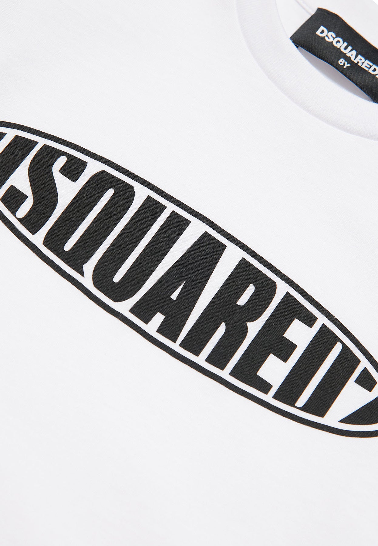 ViaMonte Shop | Dsquared2 t-shirt bianca bambino in cotone
