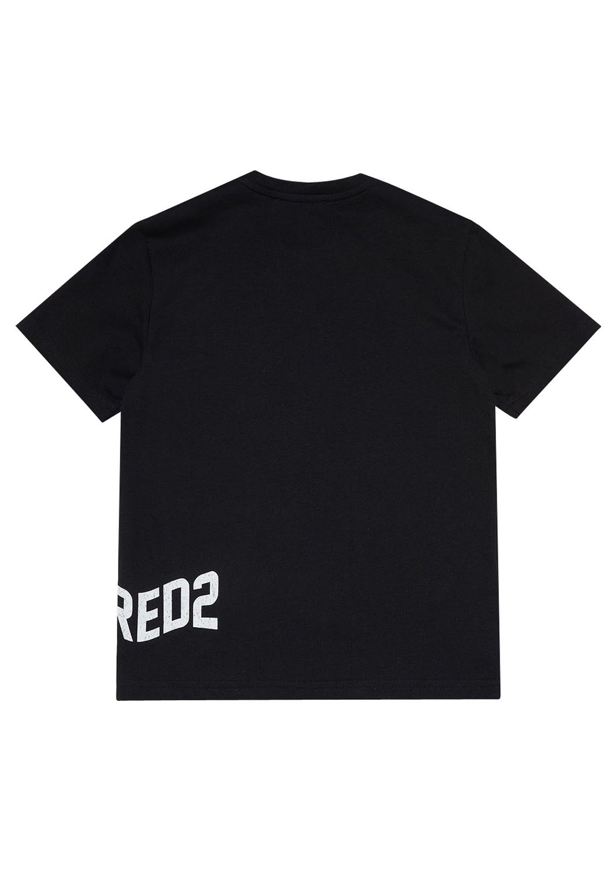 ViaMonte Shop | Dsquared2 t-shirt nera bambino in cotone