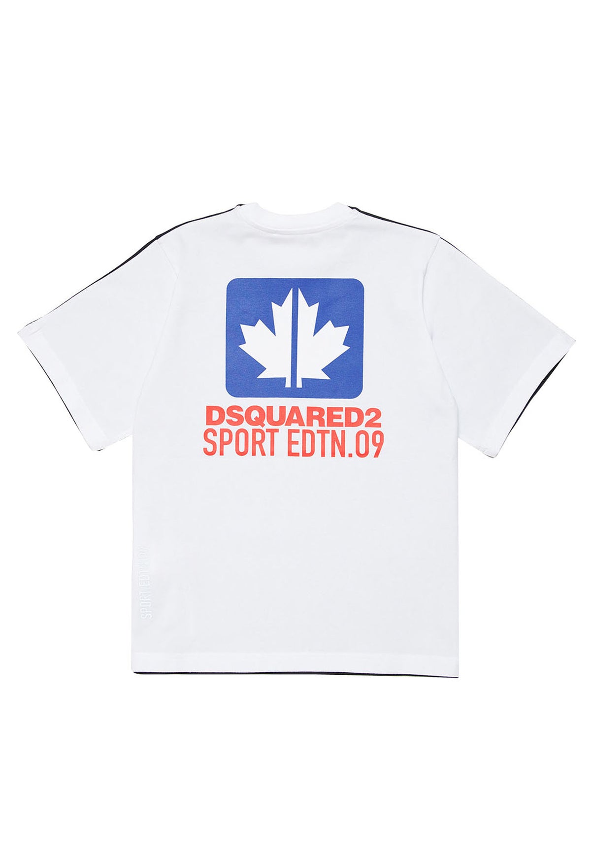 ViaMonte Shop | Dsquared2 t-shirt nero/bianco bambino in cotone