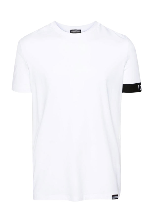 ViaMonte Shop | Dsquared2 Underwear t-shirt bianca uomo in cotone elasticizzato