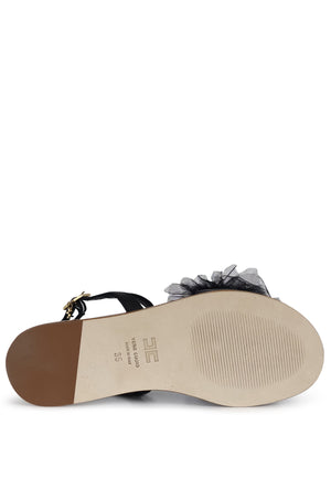ViaMonte Shop | Elisabetta Franchi La Mia Bambina sandali neri bambina