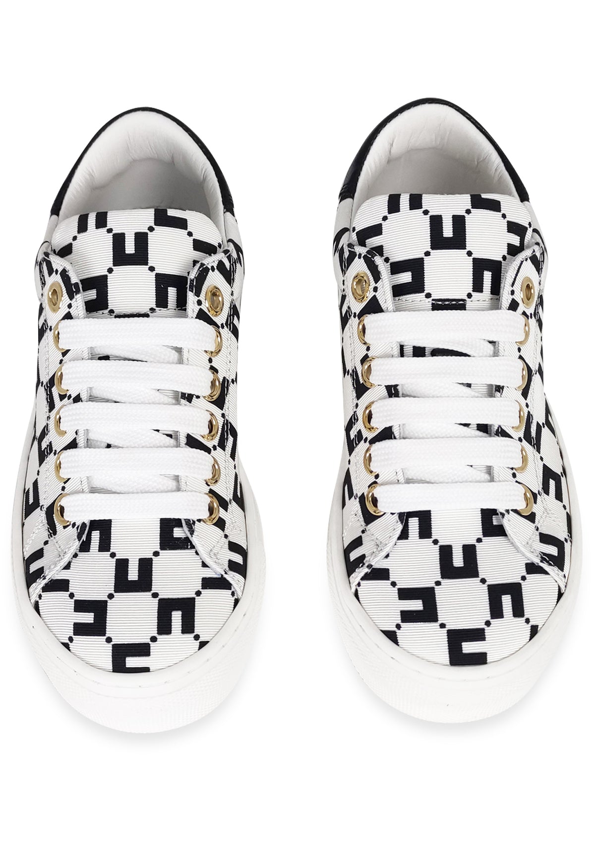 ViaMonte Shop | Elisabetta Franchi La Mia Bambina sneakers bianca bambina