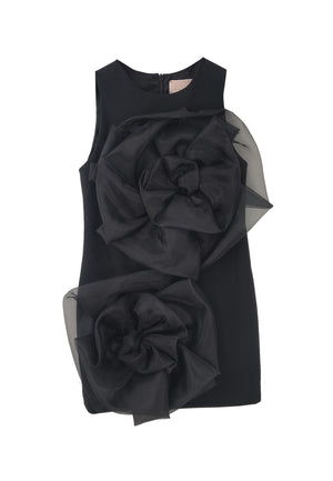 ViaMonte Shop | Elisabetta Franchi vestito nero bambina in nylon