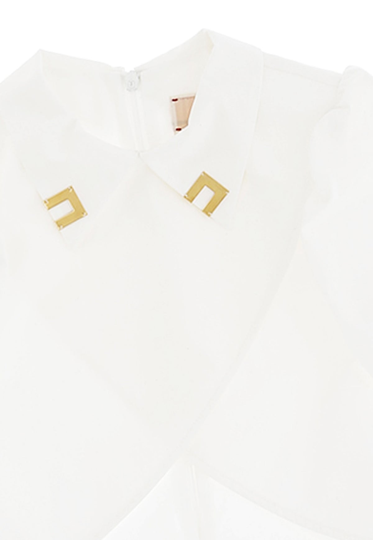ViaMonte Shop | Elisabetta Franchi camicia bianca bambina in cotone