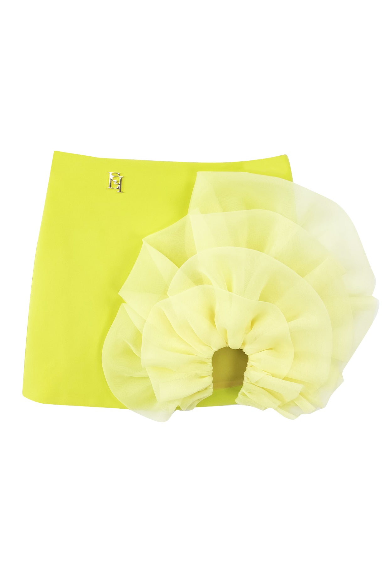 ViaMonte Shop | Elisabetta Franchi La Mia Bambina gonna cedro bambina in nylon