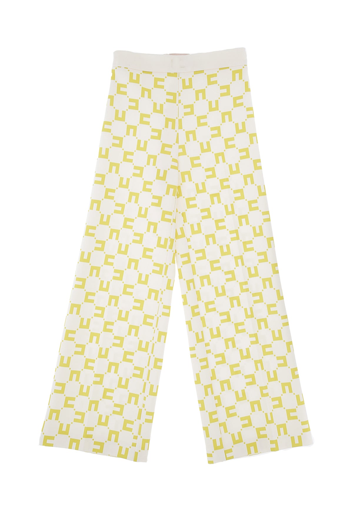 ViaMonte Shop | Elisabetta Franchi pantalone bianco/cedro bambina in crépe