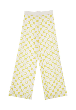 ViaMonte Shop | Elisabetta Franchi pantalone bianco/cedro bambina in crépe