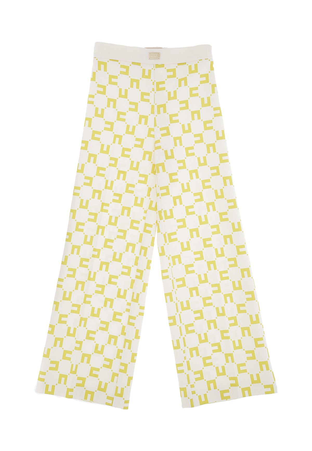 ViaMonte Shop | Elisabetta Franchi pantalone bianco/cedro bambina in crépe