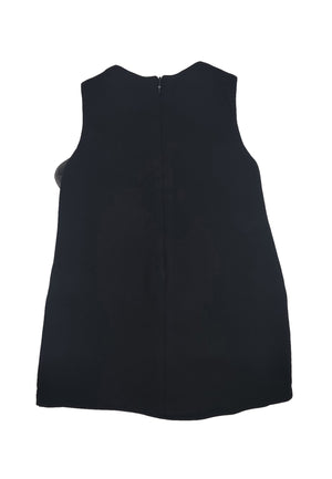 ViaMonte Shop | Elisabetta Franchi vestito nero bambina in cotone